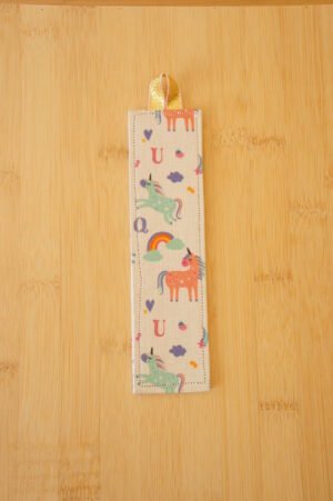 Marque page licorne