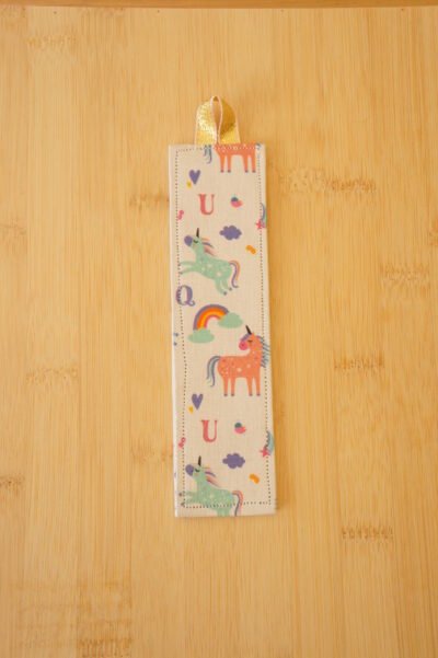Marque page licorne