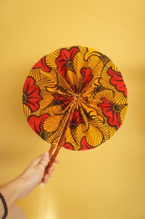 Éventail en wax