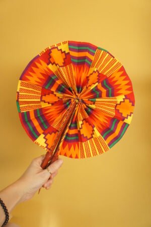 Éventail en wax