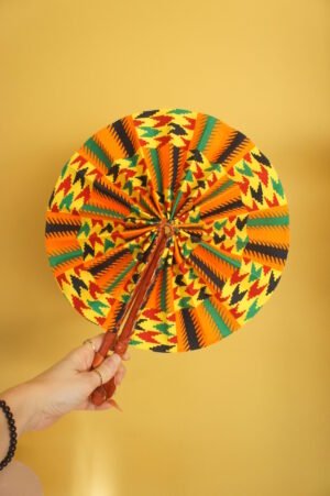 Éventail en wax