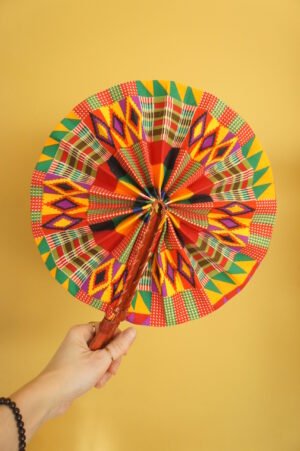 Éventail en wax