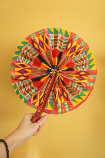 Éventail en wax