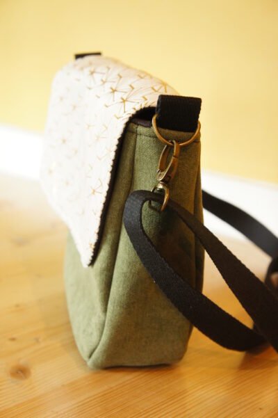 Sac besace kaki – Image 2