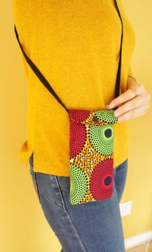 pochette téléphone artisanale