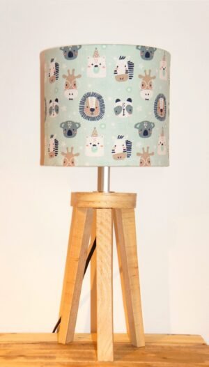 lampe déco en tissu