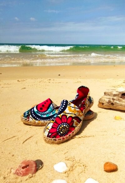 Espadrilles en wax