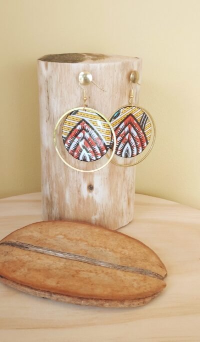 Boucles d'oreilles wax