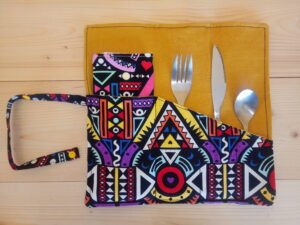 porte couvert tissu